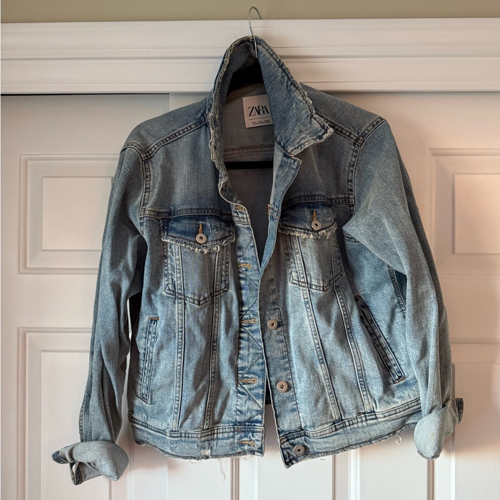 Zara Light Blue Denim Jacket